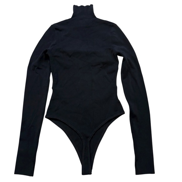 Michael Costello x Revolve Talina bodysuit cut out black size medium long sleeve - Picture 9 of 11